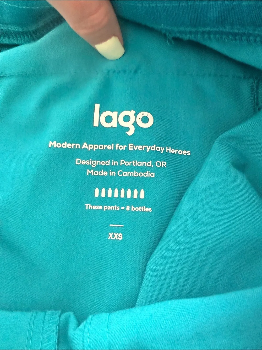 Women’s LAGO Teal Scrub set
